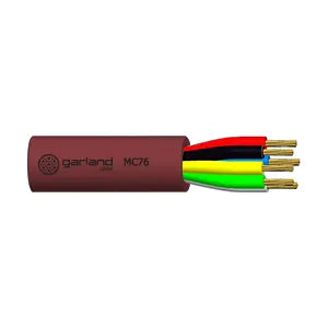 6 Core 7/0.20 Security Cable – 100m Roll | TC100210 – Garland MC76BN, ELV Rated, PACW Conductors, Terra Brown PVC Sheath