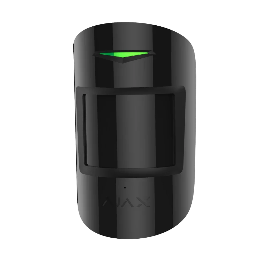AJAX#30614 Ajax CombiProtect Jeweller Wireless Motion & Glass Break Detector – White / Black | PIR & Acoustic Security Sensor