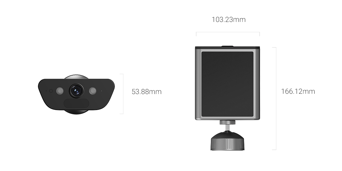 EZVIZ EB5 4K Smart Home Solar Battery Camera | Ultra HD Wire-Free Security with Solar Power, AI Detection & Color Night Vision
