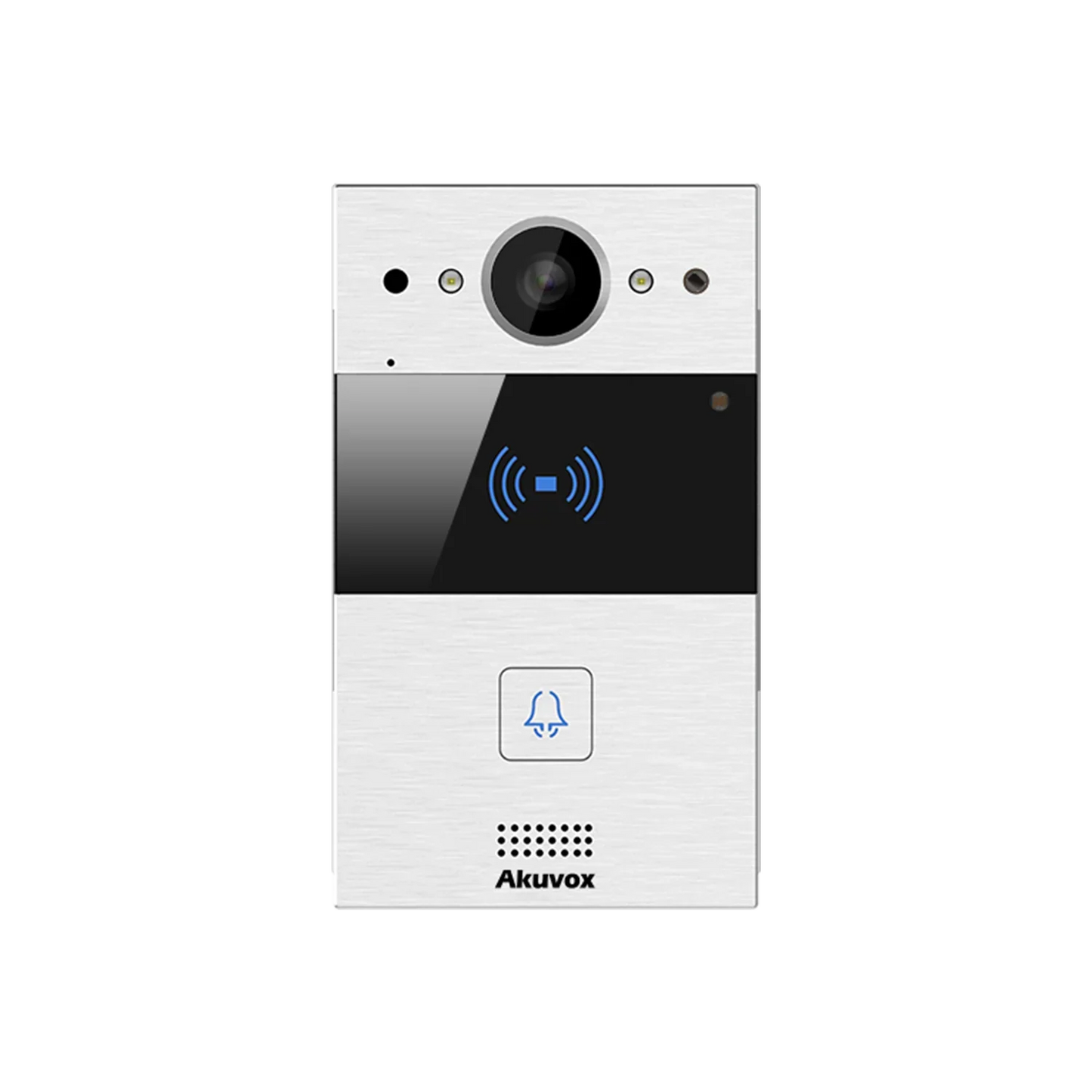 Akuvox R20A-2 2-Wire SIP Video Door Phone | 1-Button Outdoor Station with 2MP Camera, RFID, IP65 – Narrow Space Surface/Flush Mount