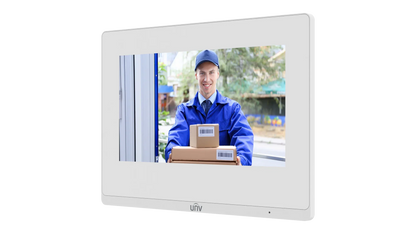 UNIVIEW OEI‑372S‑H‑W 7″ HD Indoor Intercom Station – Smart Video Door Entry Monitor