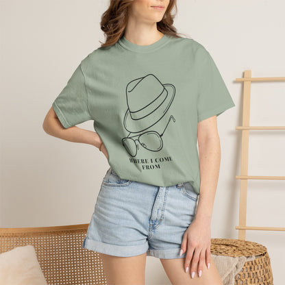 Where I Come From Tribute Tee  Country Singer Cowboy Tee