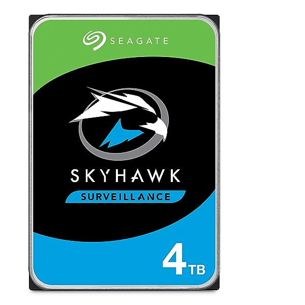 Seagate SkyHawk 4TB Surveillance Hard Drive – 3.5" SATA 6Gb/s, 256MB Cache, ImagePerfect™, Rescue Data Recovery, ST4000VX016 for CCTV