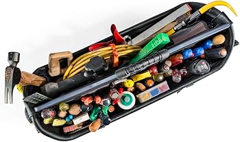 Veto Pro Pac OT-XXL Contractor Series HVAC Tool Bag – 58 Tiered Pockets, Open Style, Rugged Build for Technicians (648x241x432mm)