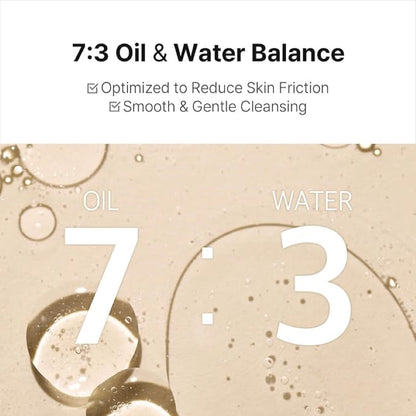 Oil and water balance graphic showing Oil 7 and Water 3