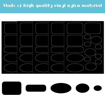 75Pcs Down Jacket Repair Patch, Black Self Adhesive Nylon Repair Patch Tape Washable Fabric Clothing Repair Patch Tape for Puffer Jackets Coats Tents Sleeping Bags Down Jacket Repair Patches