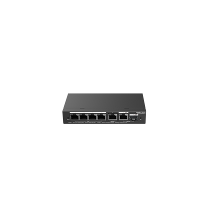 RG-ES206GS-P 6-Port Gigabit Smart Cloud Managed PoE Switch – 4 PoE+ Ports, Fanless, Ideal for Enterprise, Surveillance & Hospitality Networks