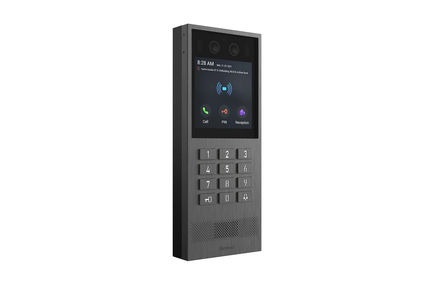 Akuvox X912K Linux Video Door Phone – 4″ Touchscreen, Physical Keypad, Multi-Access, 2MP Camera, SIP/ONVIF, IP65/IK08, Surface & Flush Mount SKU:X912K-SEC