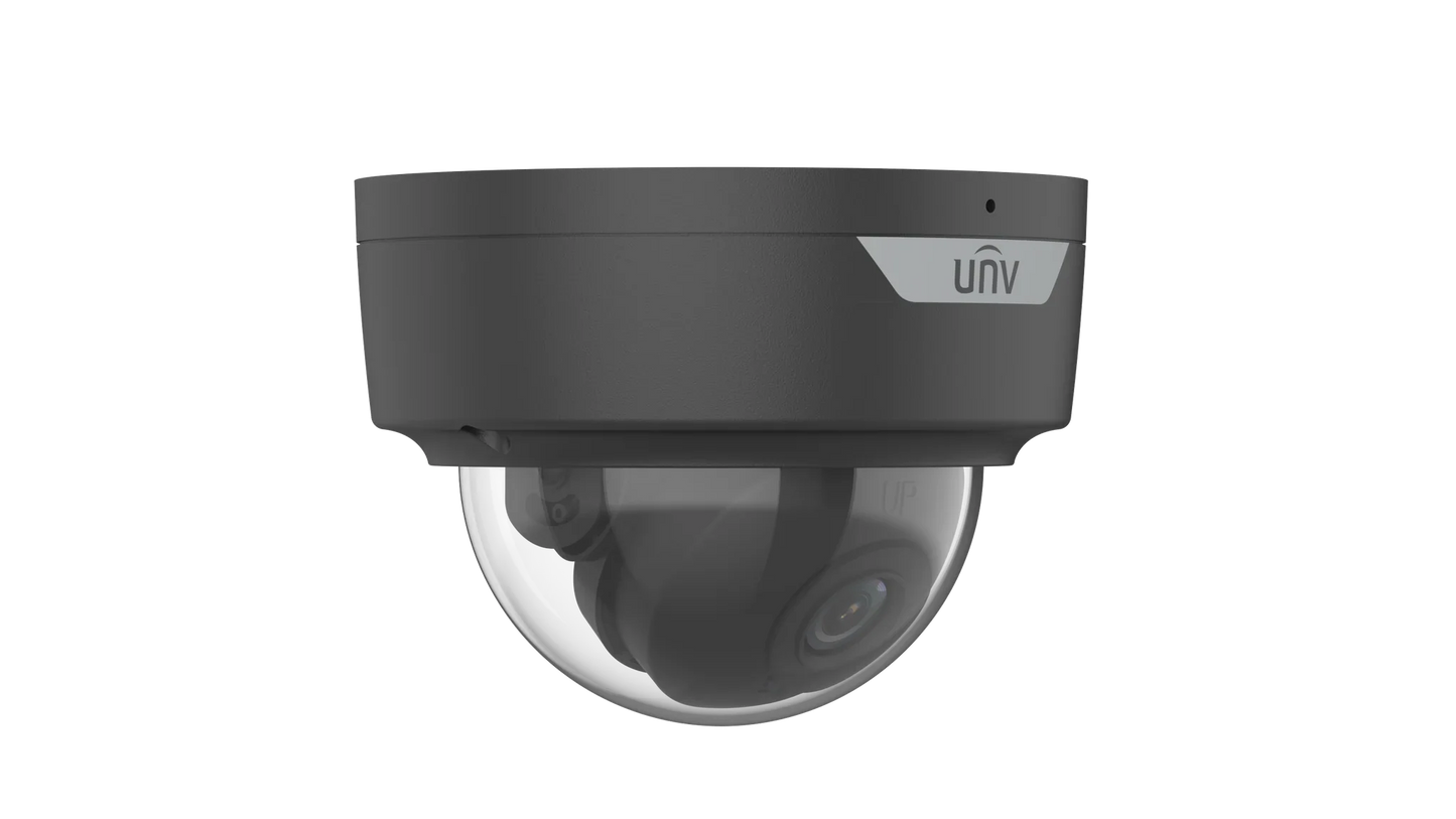 Uniview IPC326SS-ADF28K-I1 6MP HD Intelligent LightHunter IR Fixed Dome Network Camera, 2.8mm, SD Card, WDR, 40m (131ft) IR distance, Built-in Mic, POE, Prime Series