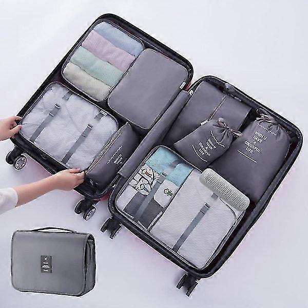 7pcs Travel Packing Cubes for Suitcases Travel Organizer Bag Set
