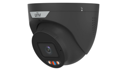 Uniview IPC3638SS-ADF28KMC-I1 8MP Triguard Smart Eyeball Network Camera – Fixed Dome with Audible/Visual Alarm, PoE, IP67 Rated, (Black/White)