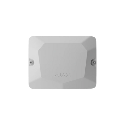 AJAX#62946 Ajax Superior Fibra Case B (175) White / Black – Protective Enclosure for Two Ajax Fibra Modules