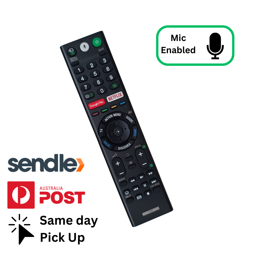 Sony KD-85X8500D Replacement Remote (RMF-TX200P Microphone Enabled)