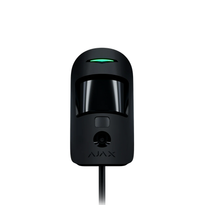 AJAX#53771 Ajax Superior MotionCam (PhOD) Fibra Wired PIR Motion Detector with Photo on Demand – White / Black