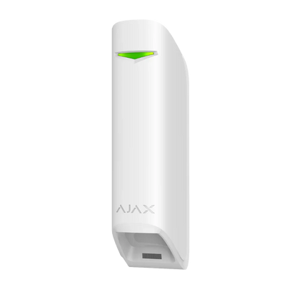 AJAX#30657 Ajax MotionProtect Curtain Jeweller Wireless IR Curtain Motion Detector – White / Black | Indoor Narrow Beam Sensor