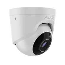 AJAX#64929 Ajax 8MP 4mm Turret IP Security Camera – White / Black