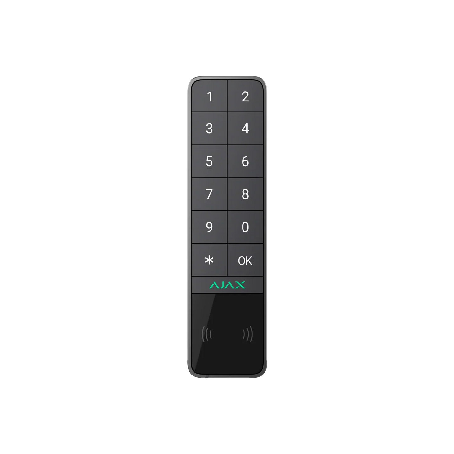 AJAX KeyPad Outdoor Jeweller Graphite Wireless Outdoor Security Keypad with Pass, Tag & Smartphone Access – AJAX#99972
