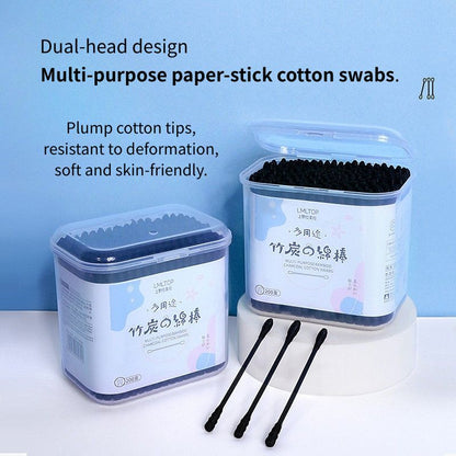 Disposable Cotton Swabs 200PCS | Aestha Cosmetics