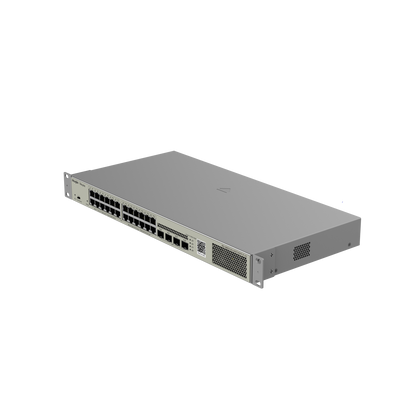 RG-NBS3100-24GT4SFP-P-V2 28-Port Gigabit Layer 2 Cloud Managed PoE Switch – 24 PoE+ Ports, 4 SFP Uplinks, 370W, Enterprise-Class