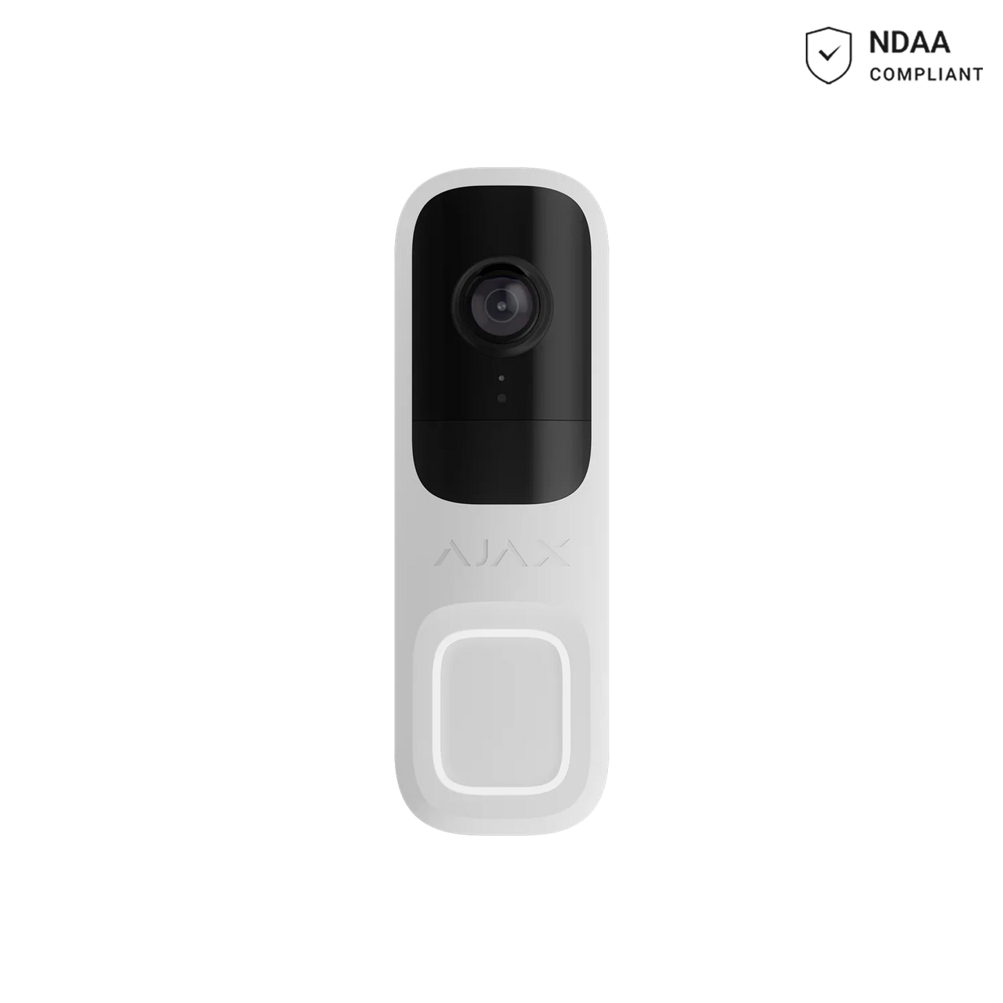AJAX#116897 Ajax DoorBell Smart Video Doorbell with AI Detection – White / Grey / Graphite / Black