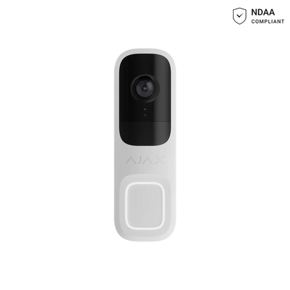 AJAX#116897 Ajax DoorBell Smart Video Doorbell with AI Detection – White / Grey / Graphite / Black