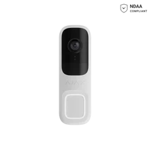 AJAX Wireless Smart Doorbell – White | Secure, Stylish &amp; Reliable Home Entry Alert System - AJAX#116897