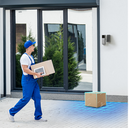 EZVIZ EP3x Pro Battery-Powered Video Doorbell – 2K Dual-Lens Security with Smart Detection