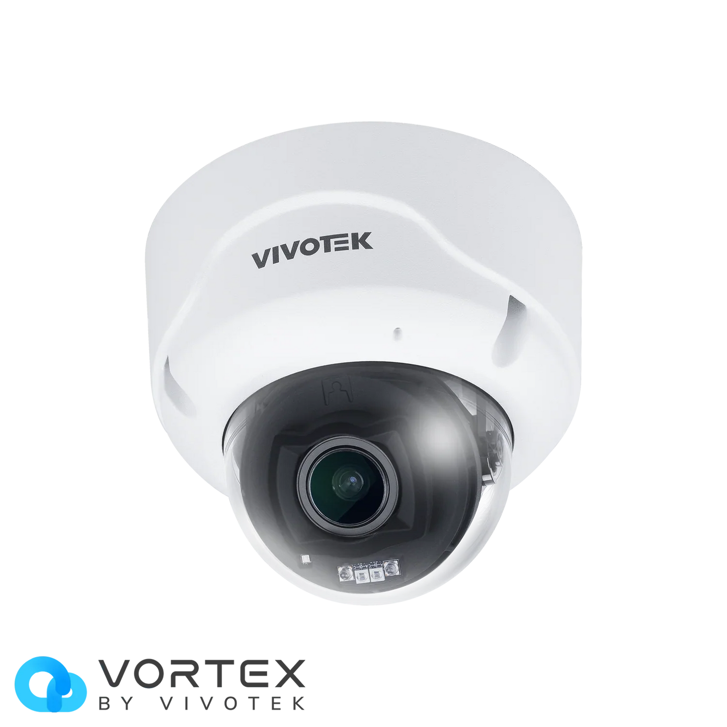 VIVOTEK VORTEX D939-EHTV 8MP AI Fixed Dome Camera | Motorised P-Iris Lens | 512GB Edge Storage | 40m IR | IP66/IK10 Outdoor-Rated | NDAA/TAA Compliant