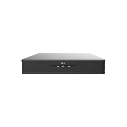 Uniview (NVR501-04B-P4) 4 Channel 16MP NVR with 4 PoE Ports Prime Series, 4K HDMI, 1 SATA HDD Slot up to 8TB