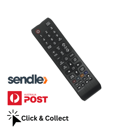 Samsung TV remote control BN59-01247A, black button keypad