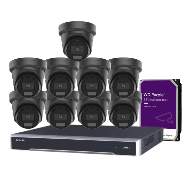 *NEW Hikvision 8MP ColorVu CCTV Kit – 16-Channel 8K NVR DS-7616NI-M2/16P + 16x DS-2CD2387G3-LIS2UY/SL (L)(RB) Cameras, Hybrid Light, Audio, HDD, ANZ Certified