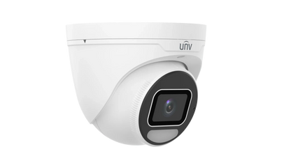 Uniview IPC3638SE-ADF28K-WP-I1 8MP OwlView Plus ColorHunter Fixed Turret Network Camera with Wise-ISP & Warm Light (2.8mm Lens)