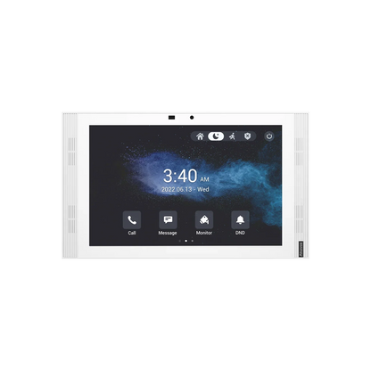 Akuvox S567A 10″ Android 12 Touchscreen Indoor Monitor – Wi-Fi 6, Bluetooth, 5MP Camera, Smart Voice Assistant (Grey) SKU:S567A-SEC