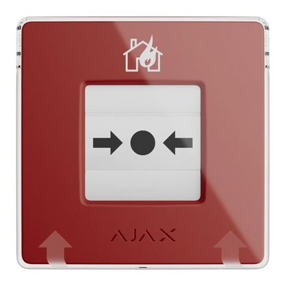 AJAX#76384 Ajax ManualCallPoint (Red) Jeweller Wireless Manual Fire Alarm Call Point