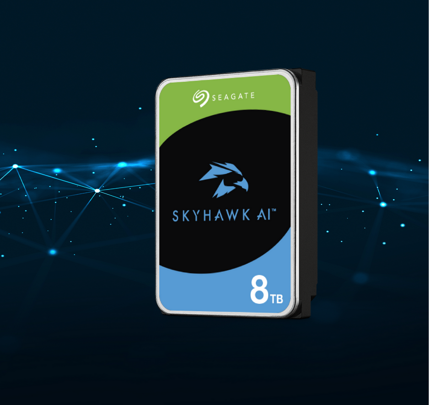 Seagate SkyHawk 8TB Surveillance Hard Drive | 3.5” SATA HDD ST8000VX0022 – NVR/DVR Optimized, 64-Camera Support, 24×7 Operation