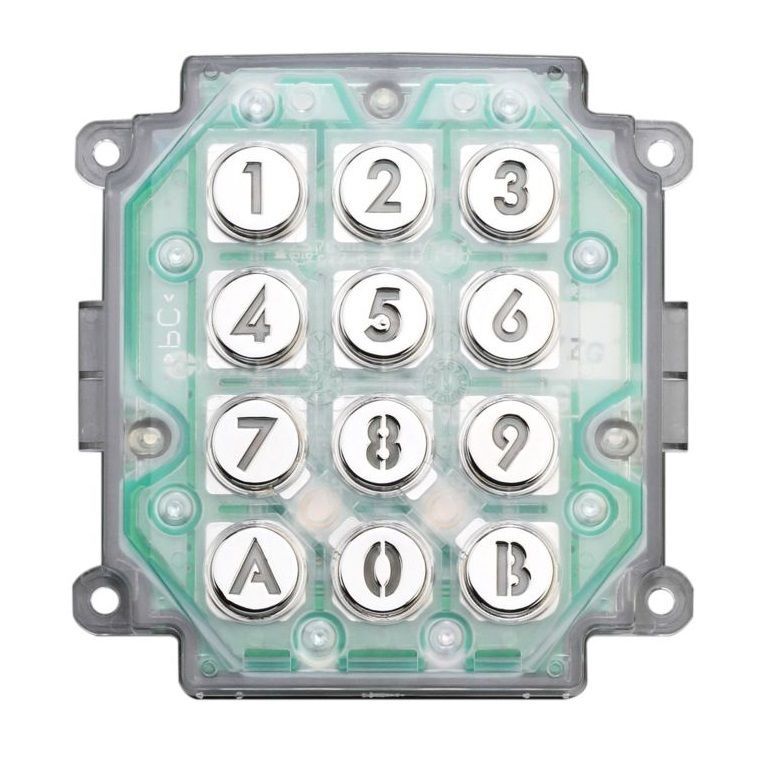 Aiphone JOWACCESSKIT Video Intercom Kit with Stainless Steel Flush-Mount Door Station, 7" Wi-Fi Touchscreen Monitor, and Access Keypad