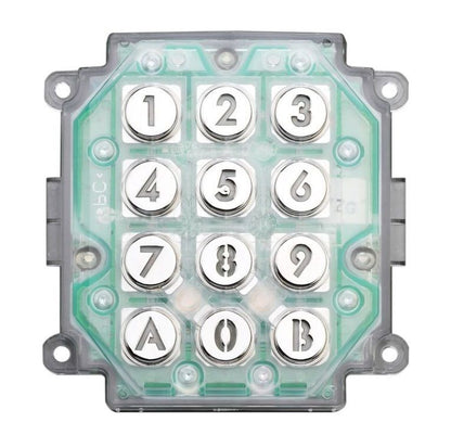 Aiphone JOWACCESSKIT Video Intercom Kit with Stainless Steel Flush-Mount Door Station, 7" Wi-Fi Touchscreen Monitor, and Access Keypad