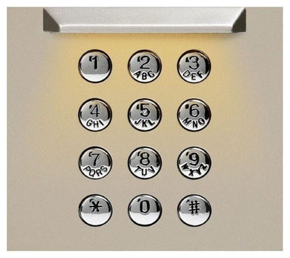 AIPHONE GF-10KP GT Series, Digital keypad panel, Front cover panel to suit GT10K digital keypad module