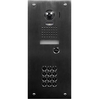 Aiphone JOWACCESSKIT Video Intercom Kit with Stainless Steel Flush-Mount Door Station, 7" Wi-Fi Touchscreen Monitor, and Access Keypad