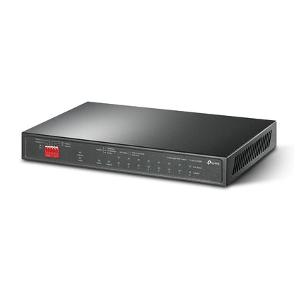 TP-Link TL-SG1210MP 10-Port Gigabit Desktop Switch with 8 PoE+ Ports, 123W Power Budget, Combo SFP, Extend & Isolation Modes – Silent Fanless Design for SMB and Surveillance