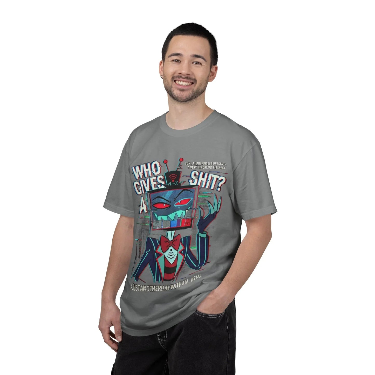 Vox Hazbin Hotel Graphic  Oversized TV Demon Tshirt
