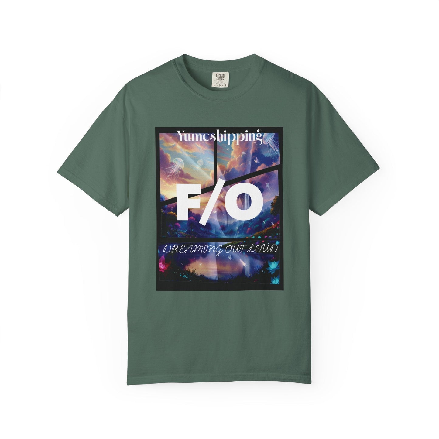 Yumeshipping Graphic Tee  Dreaming Out Loud F/O Self-Ship Shirt  Anime Fantasy Night Sky