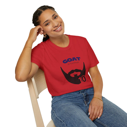 GOAT 10 Soccer T-Shirt - LM 10 Football Tribute Tee | XS-5XL