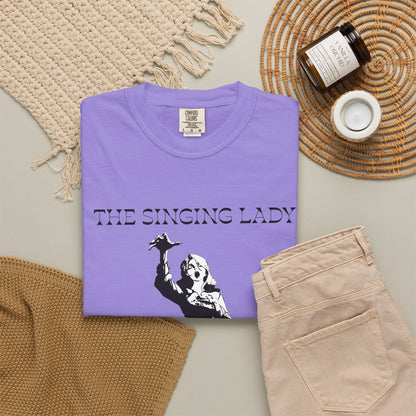 The Singing Lady T-Shirt — Vintage Silhouette Music Tee