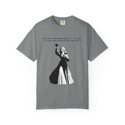 The Singing Lady T-Shirt — Vintage Silhouette Music Tee