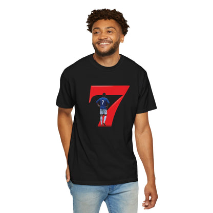 No.7 Celebration Tee | Retro Football Player Graphic Shirt