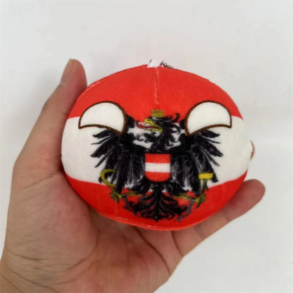 Countryball Plush Flag Plushes Polandball Stuffed Plushies Football Festival Plushies