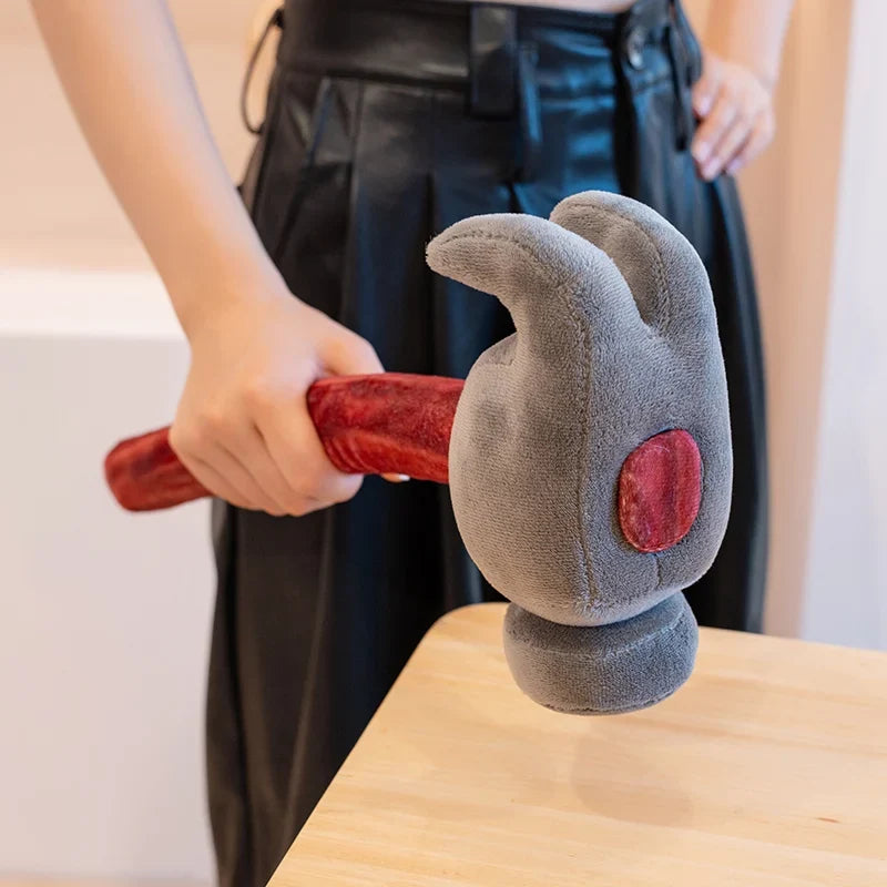 Realistic Axe & Claw Hammer Plush - Lifelike Stuffed Tool Handmade Plushies 40cm