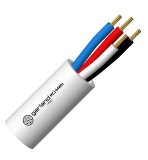 4 Core 14/0.20 Security Cable – 300m Boxed Reel | TC100208 – Garland MC144WH, ELV Rated, PACW Conductors, White PVC Sheath