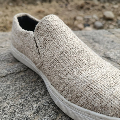 Hemp Slip-On Shoes – Organic Hemp Shoes Australia Natural Beige